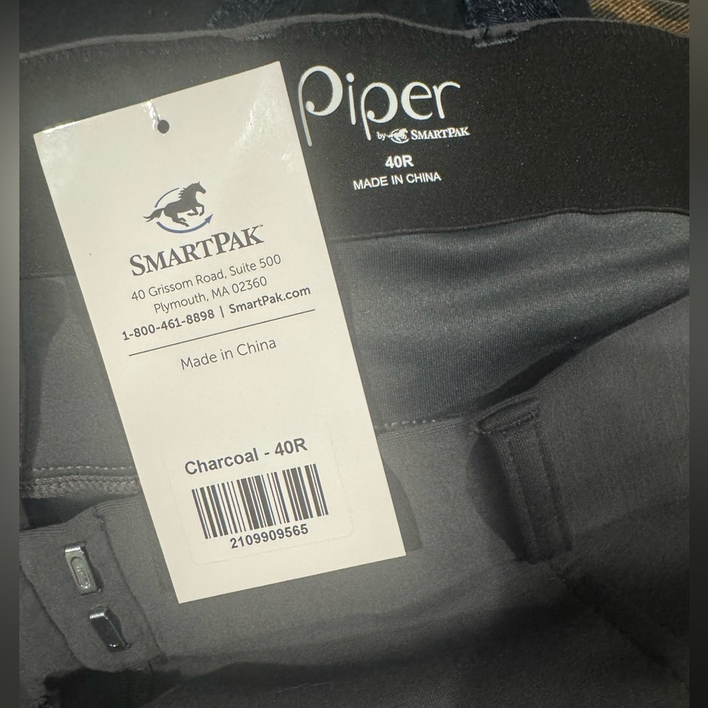 SmartPak Women's Gray Full Seat Breeches - Picture 3 of 5